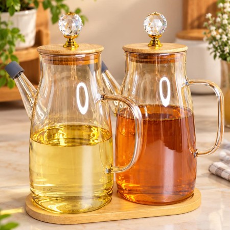 600ml 2PCS Oil Jar Set